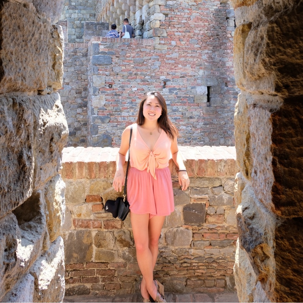 Pins & Needles Colorblock Romper - Picture 5 of 5